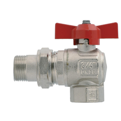 Кран шаровой со сгоном угловой 3/4'' бабочка ITAP IDEAL 298 2980034