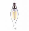 Лампа светодиодная прозрачная свеча на ветру СW35 11 Вт 4000 К Е14