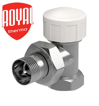 Вентиль термостатический угловой для радиатора 3/4 Royal Thermo