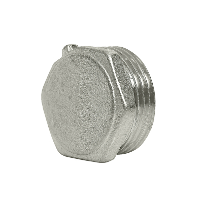 Заглушка 1/2'' нар с контр отв VRT® никель VRT-1912-000015