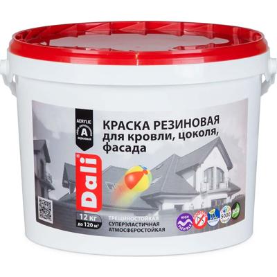 Краска резиновая DALI Зеленый 12кг