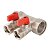 Коллектор с отсекающ кран  1"х3/4"евроконус - 2 вых Valtec VTc.580.NE