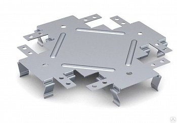 Соединитель одноуровневый П 60x27 "краб" (т), 70 шт/уп Соединитель одноуровневый П 60x27 "краб" (т), 70 шт/уп