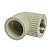 Уголок комб. вн 25х1/2'' VRT® СЕРЫЙ 